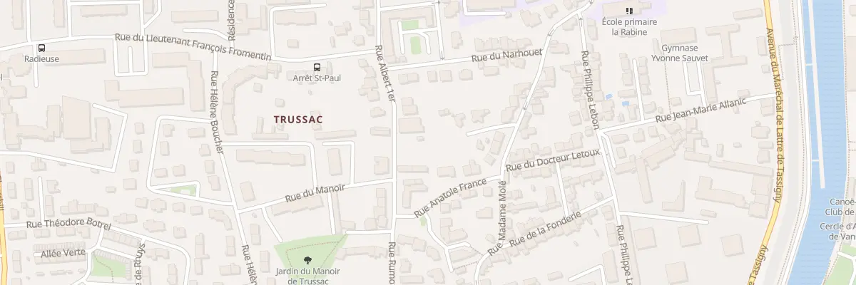 Plan du 45 Rue Albert 1er à Vannes