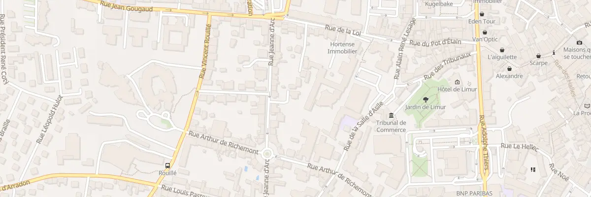 Plan du 23B Rue Jeanne d’Arc à Vannes