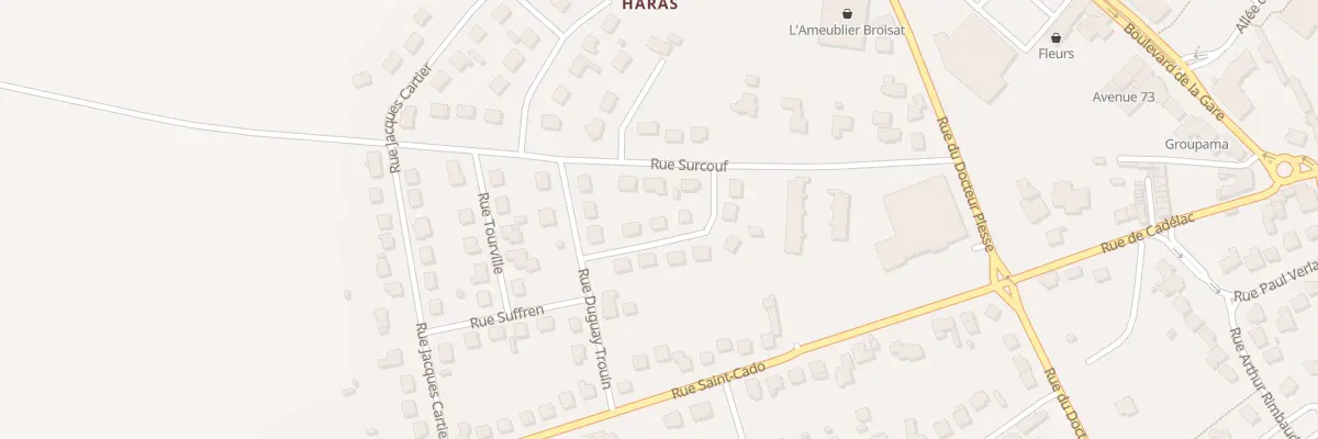 Plan du 5 Rue Jean Bart à Loudéac