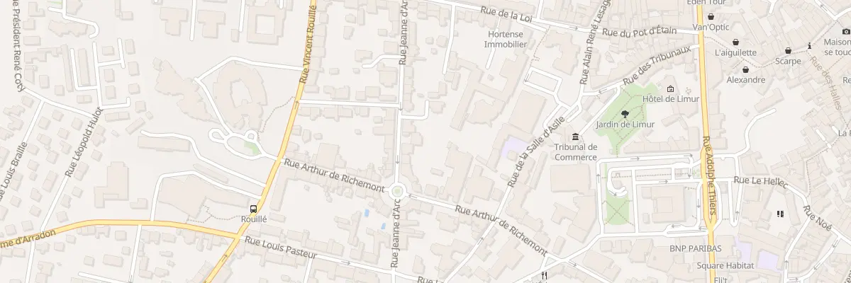 Plan du 25B Rue Jeanne d’Arc à Vannes