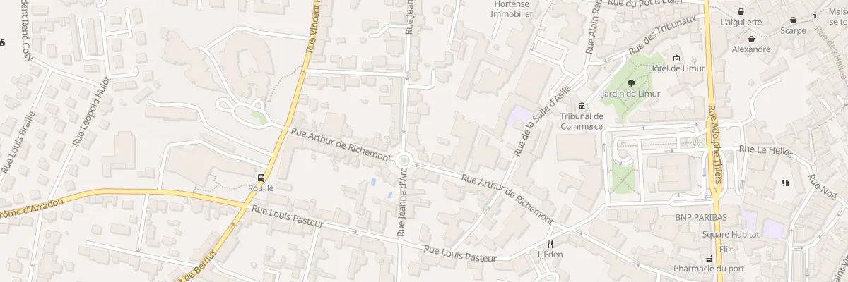 Plan du 31 Rue Jeanne d’Arc à Vannes