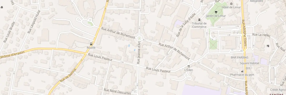Plan du 35 Rue Jeanne d’Arc à Vannes