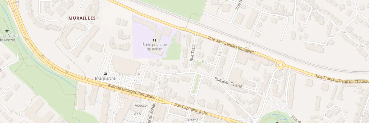 Plan du 3 Rue Amand Francois Tasle à Vannes