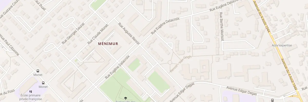 Plan du 14 Rue Auguste Renoir à Saint-Dolay