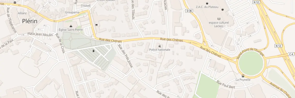 Plan du 10B Rue des Chênes à Plérin