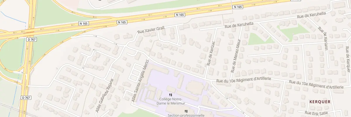 Plan du 108 Rue de Metz à Vannes