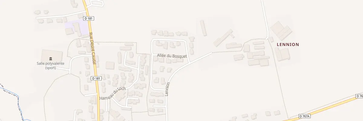 Plan du 18 Rue du Bois d’Amour à Locqueltas