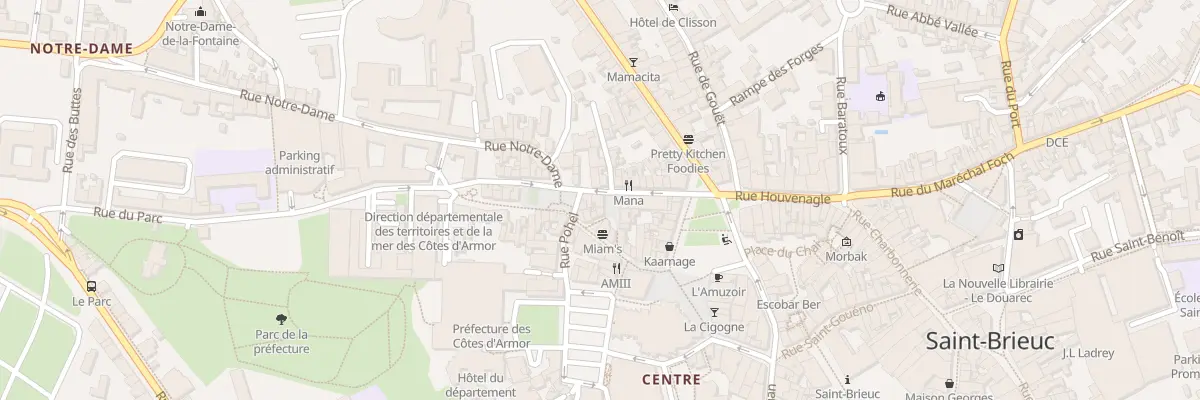Plan du 9 Rue Quinquaine à Saint-Brieuc