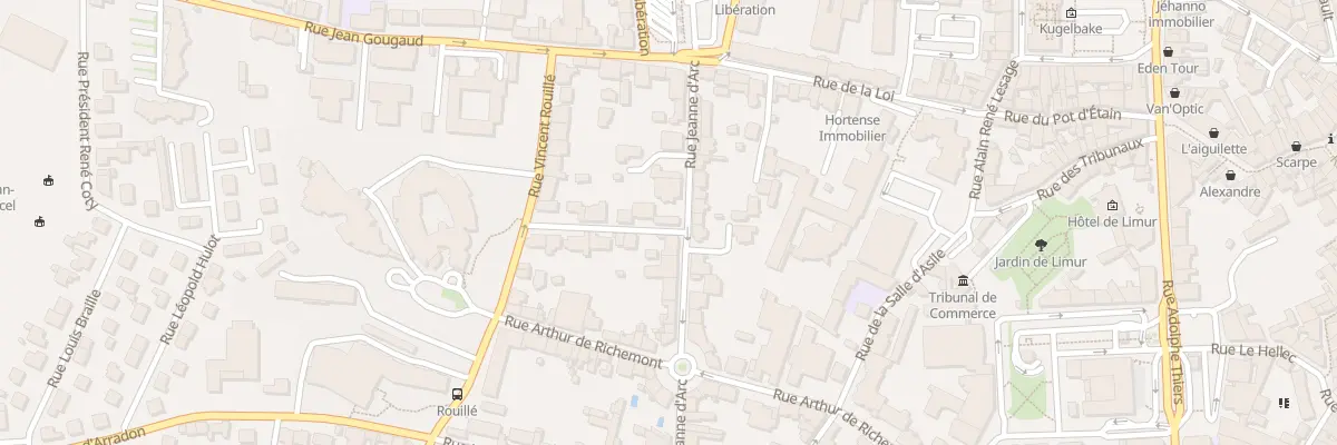 Plan du 2 Rue Duguesclin à Vannes