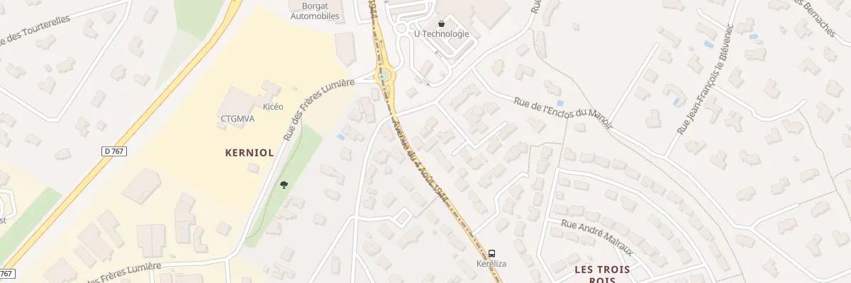 Plan du 55 Rue de Coëtdigo à Saint-Avé