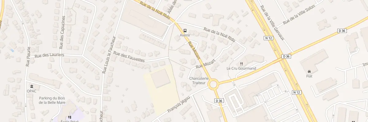 Plan du 13 Rue Mozart à Plérin