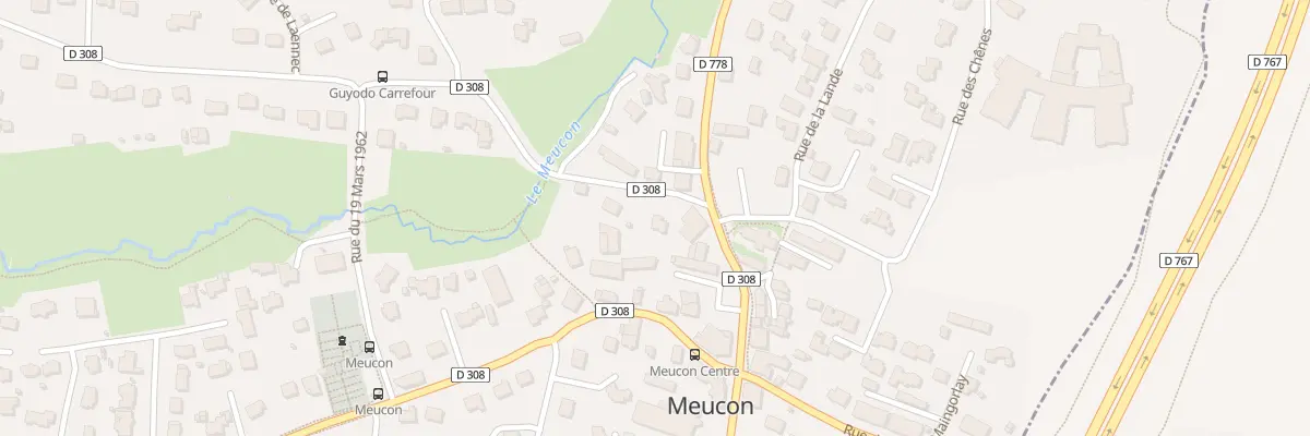 Plan du 1 Rue du Roi Stevant à Meucon