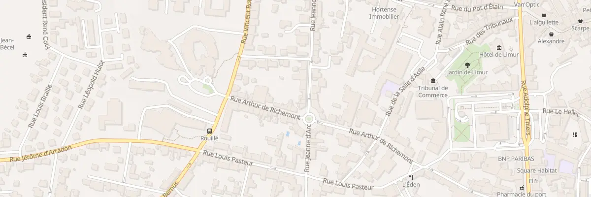 Plan du 16B Rue Jeanne d’Arc à Vannes