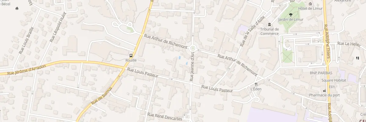 Plan du 6 Pl Jean Xxiii à Vannes