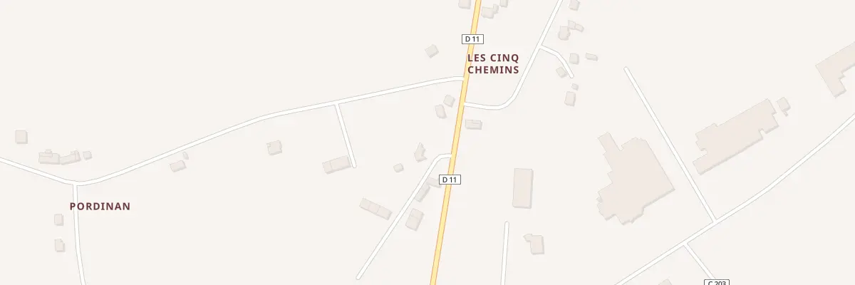 Plan du 5058 Les Cinq Chemins à Crédin
