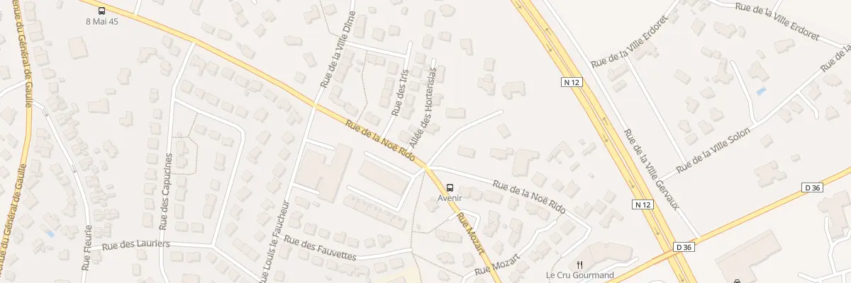 Plan du 11 Rue de la Noë Rido à Plérin