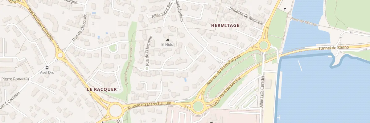 Plan du 12 Rue de l’ Hermine à Vannes