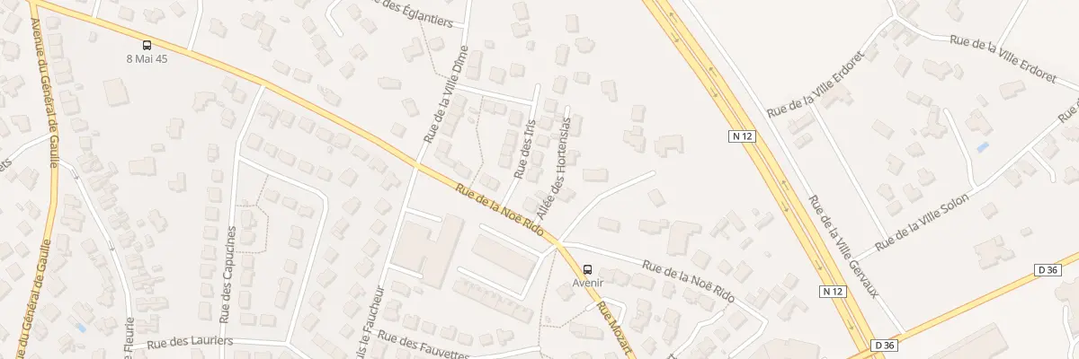 Plan du 2 Rue des Iris à Plérin