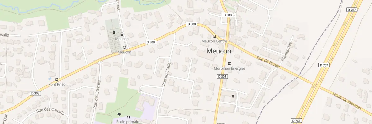 Plan du 10 Res de l’Hermine à Meucon