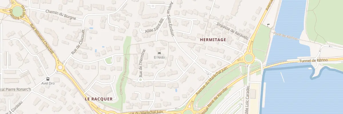 Plan du 8 Rue de l’ Hermine à Vannes