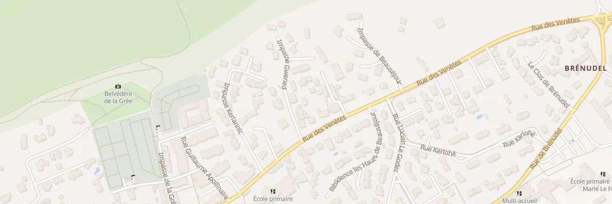 Plan du 13A Rue des Vénètes à Sarzeau