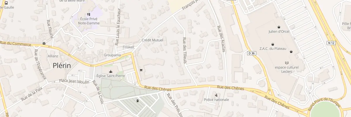 Plan du 18 Rue des Tilleuls à Plérin