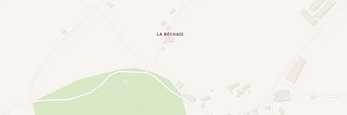 Plan du 20 La Bechais à Gausson