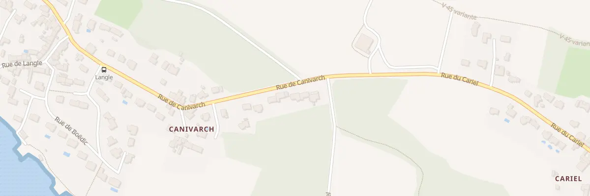 Plan du 5 Rue de Canivarch à Séné