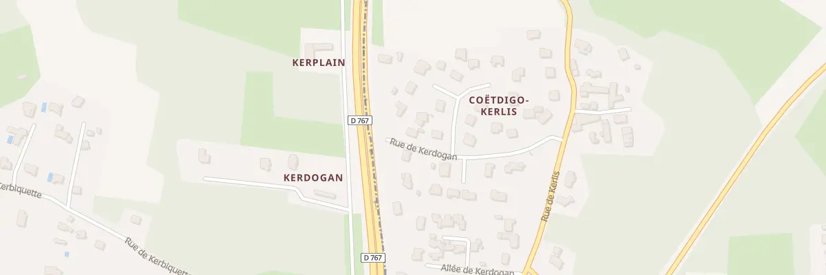 Plan du 38A Rue de Kerdogan à Saint-Avé