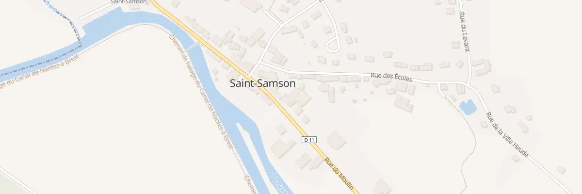 Plan du 3 Rue du Moulin à Rohan