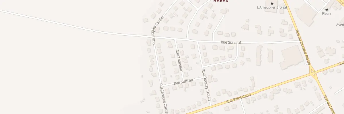 Plan du 7 Rue Tourville à Loudéac