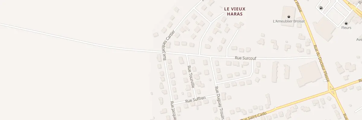 Plan du 9 Rue Tourville à Loudéac
