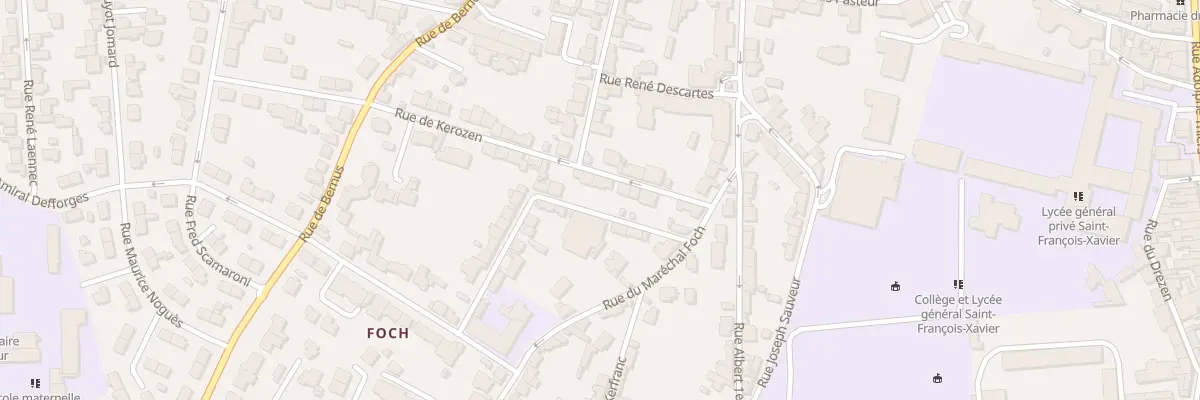 Plan du 5 Rue de Kerozen à Vannes