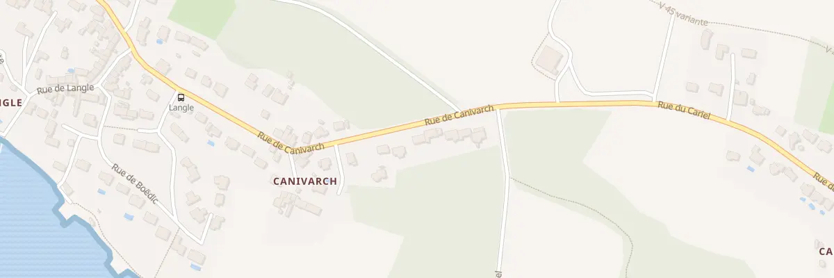 Plan du 9 Rue de Canivarch à Séné