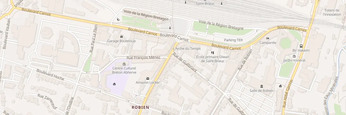 Plan du 9 Rue Jules Ferry à Saint-Brieuc