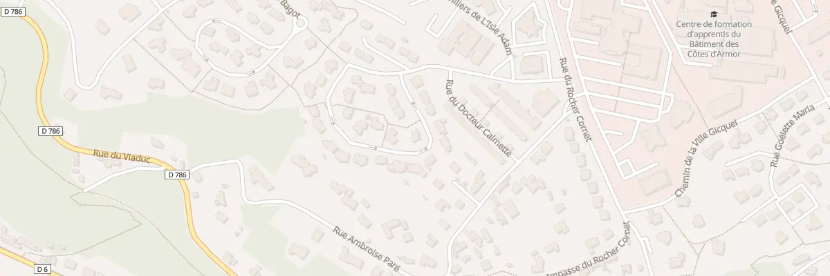 Plan du 15 Rue Claude Bernard à Plérin