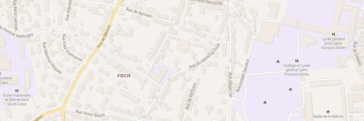 Plan du 12 Rue Mal Foch à Vannes