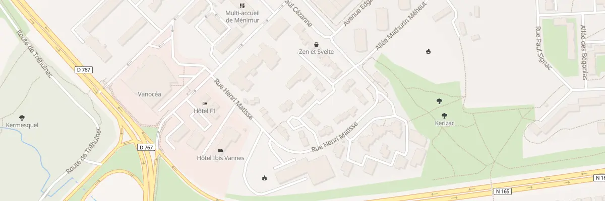Plan du 9 All Michel-Ange à Vannes