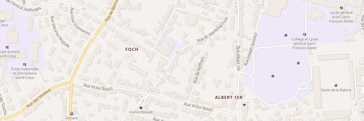 Plan du 15 Rue Mal Foch à Vannes