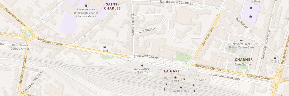 Plan du 30 Bd Charner à Saint-Brieuc