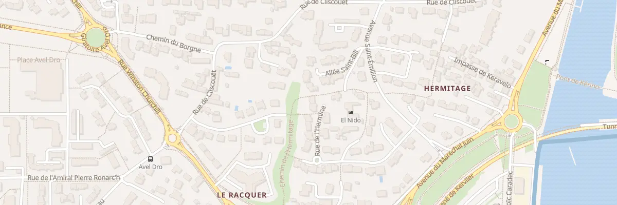 Plan du 37 Rue de l’ Hermine à Vannes