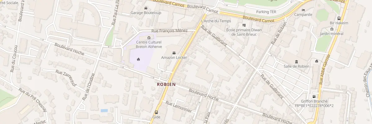 Plan du 25 Rue Jules Ferry à Saint-Brieuc