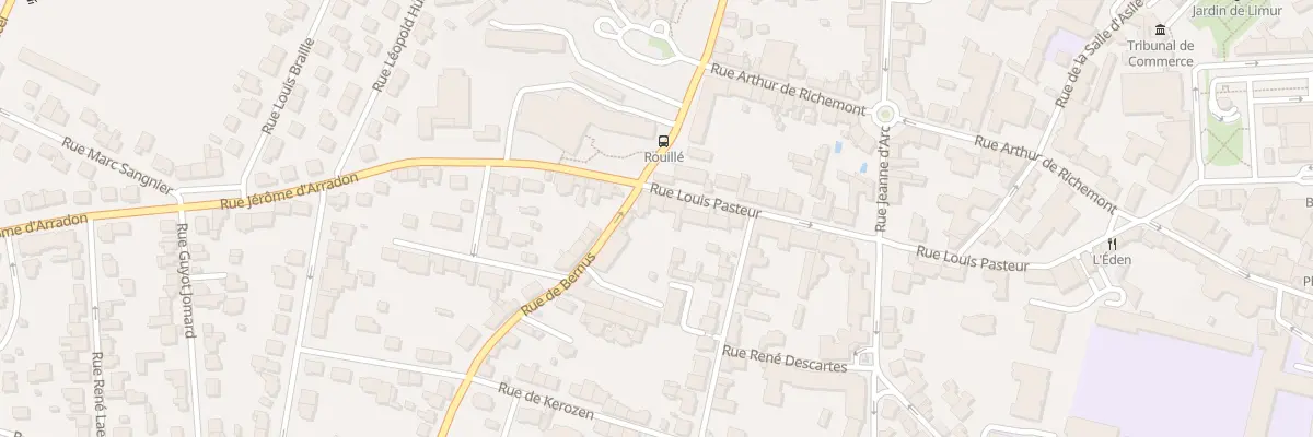 Plan du 33 Rue Pasteur à Vannes