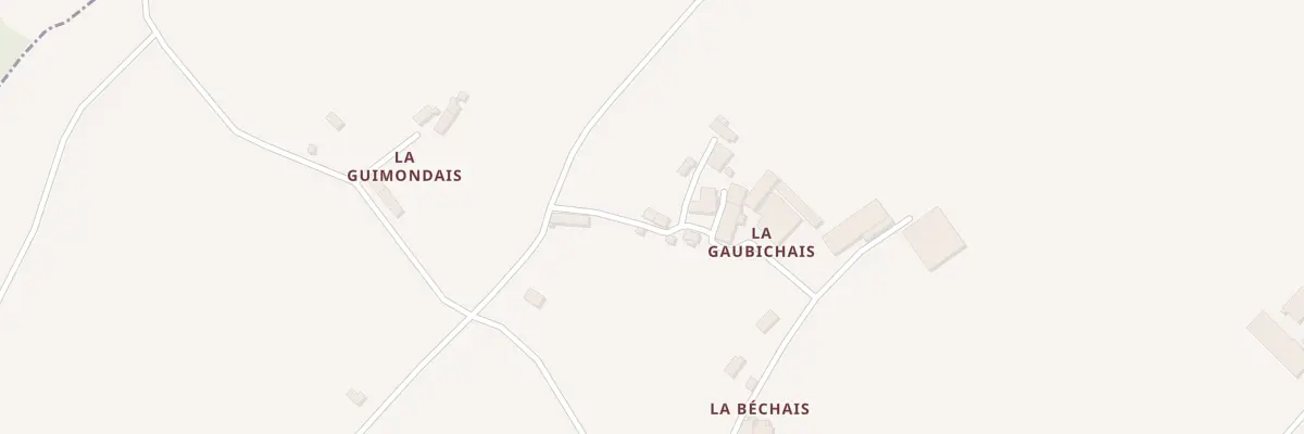 Plan du 10 La Gaubichais à Gausson
