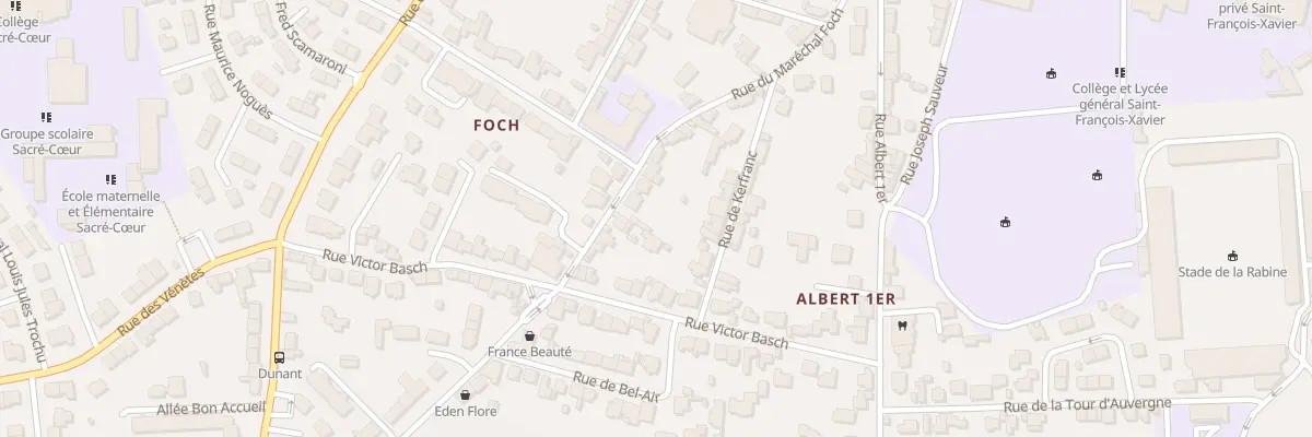 Plan du 19 Rue Mal Foch à Vannes