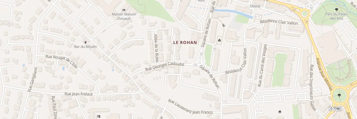 Plan du 2 All du Vieux Pré à Vannes