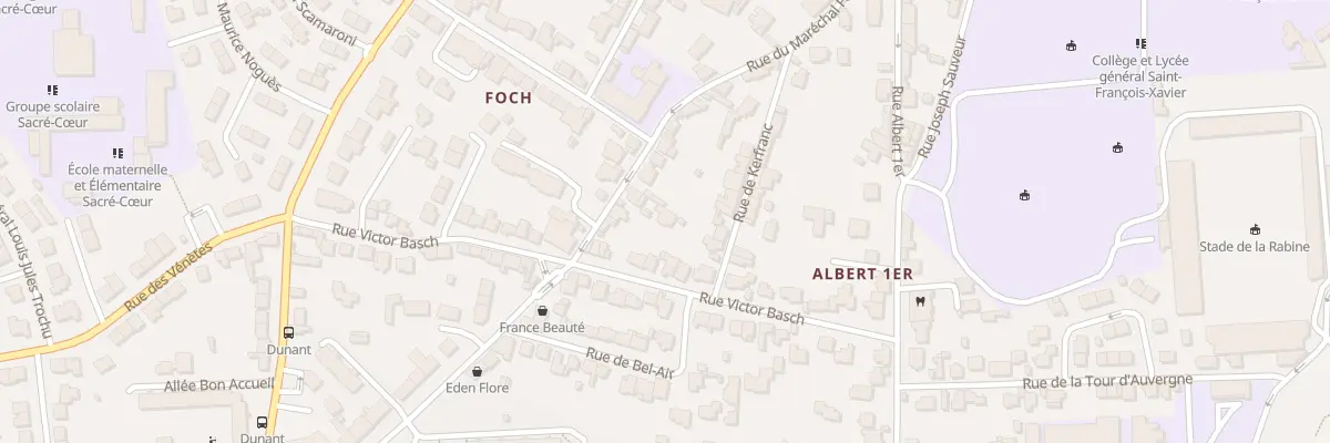 Plan du 21B Rue Mal Foch à Vannes