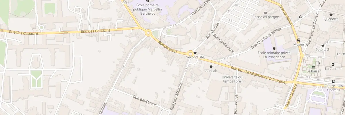 Plan du 7 Rue de Brest à Saint-Brieuc