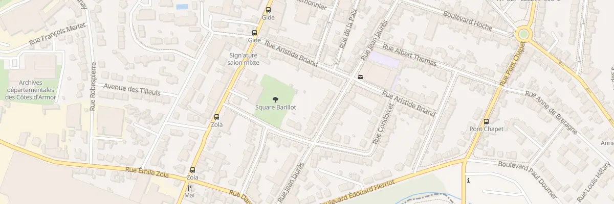 Plan du 36 Rue Jean Jaurès à Saint-Brieuc