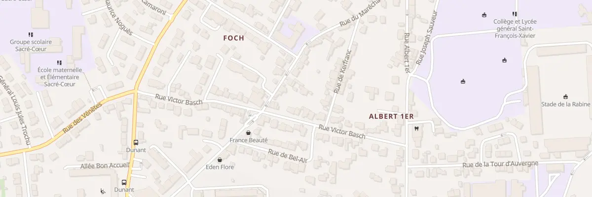 Plan du 23 Rue Mal Foch à Vannes